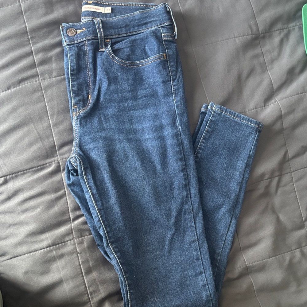 Levi's Women's Skinny Jeans - Dark Blue